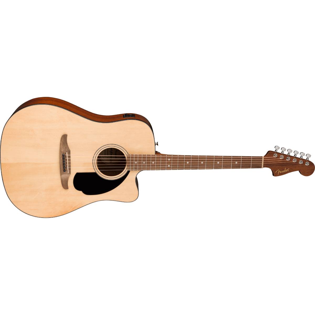 Fender California Standard Redondo CE Acoustic Guitar Black Pickguard Natural - 0974220521