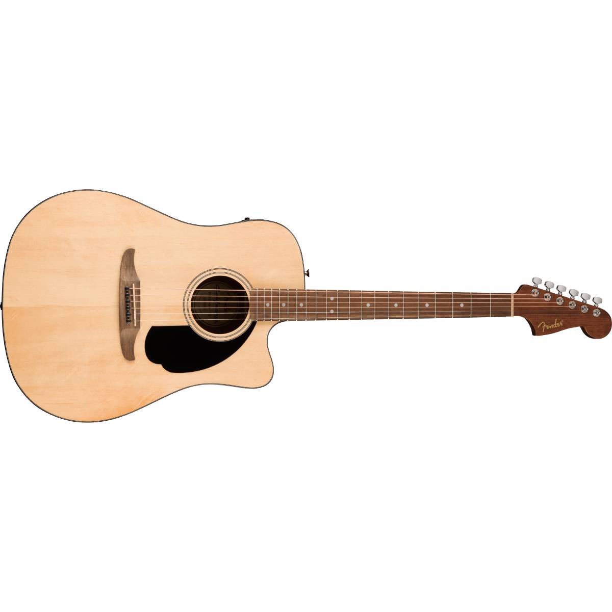 Fender California Standard Redondo CE Acoustic Guitar Black Pickguard Natural - 0974220521