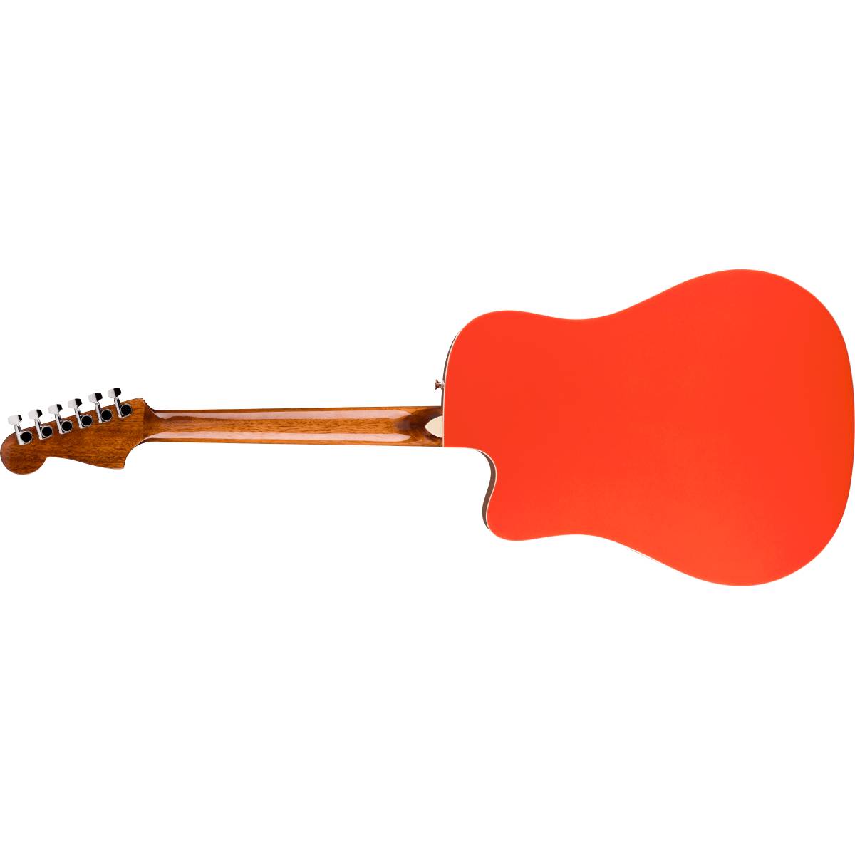 Fender California Standard Redondo CE Acoustic Guitar Ivory Pickguard Fiesta Red - 0974221540