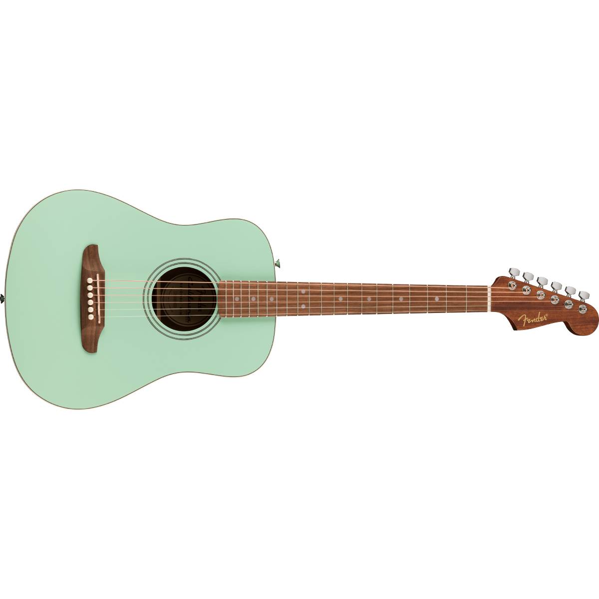 Fender California Standard Redondo Mini Acoustic Guitar Surf Green w/ Bag - 0974101157