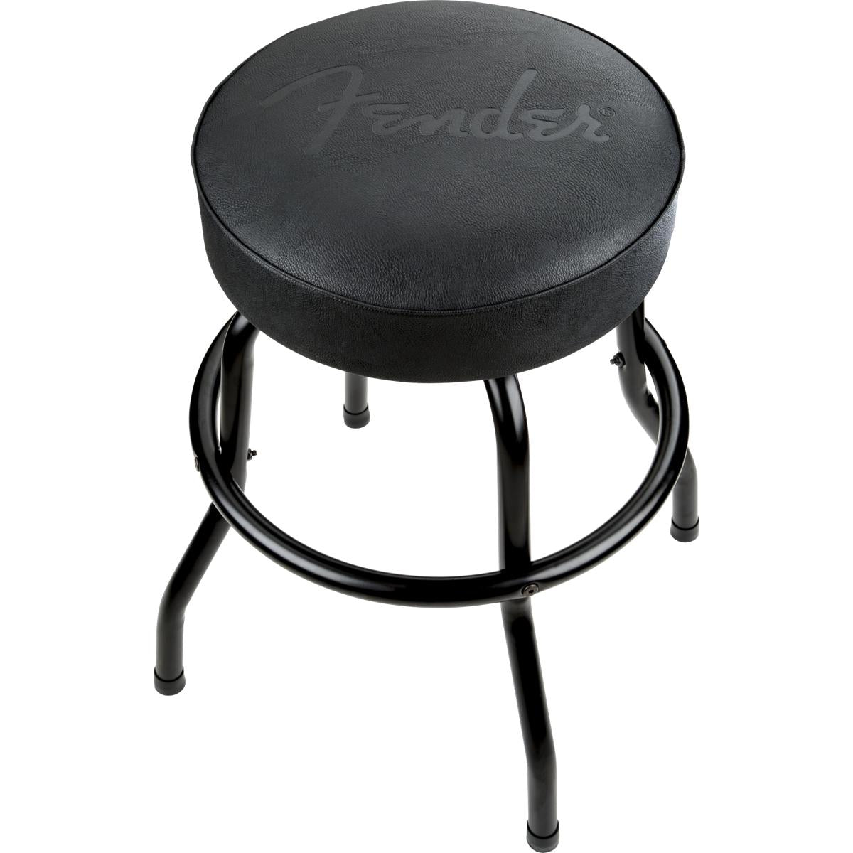 Fender Embossed Black Logo Guitar Stool 24" Barstool  - 9192022001