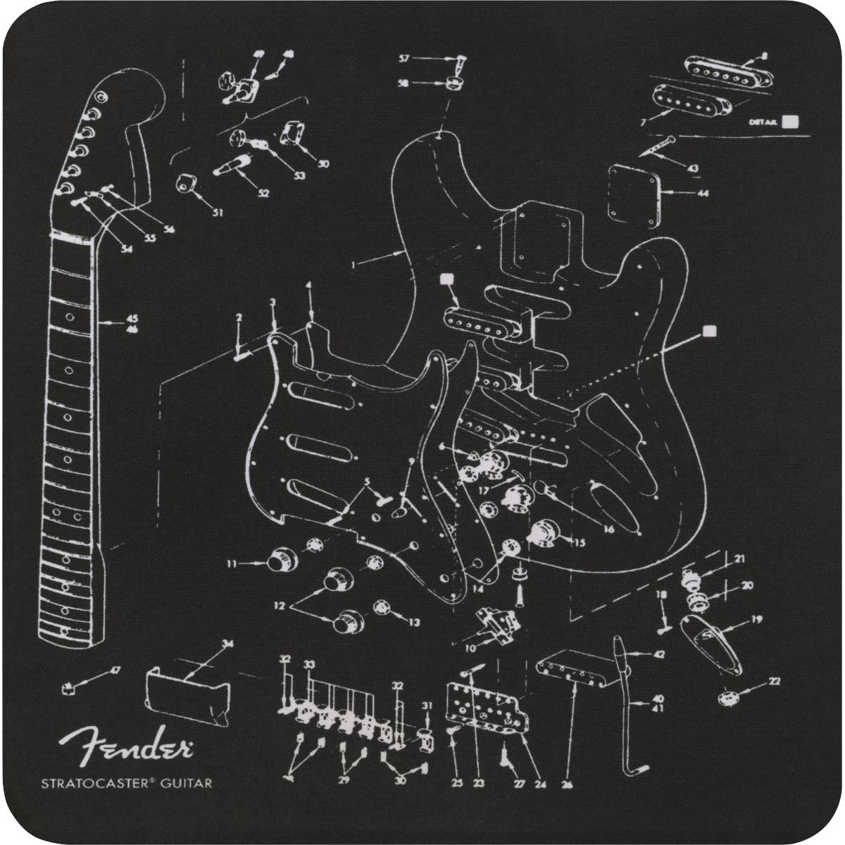 Fender Exploded Strat Mousepad - 9106108003