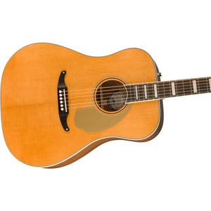Fender King Vintage Acoustic Guitar Aged Natural w/ Gold Pickguard - 0971012334