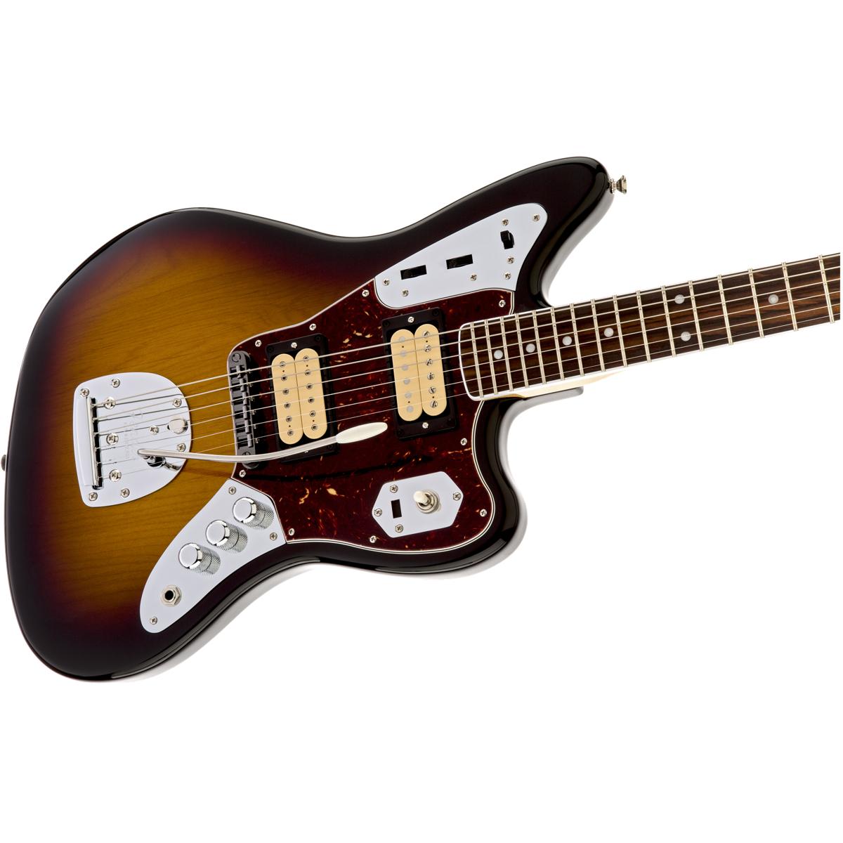 Fender Kurt Cobain Jaguar Electric Guitar Rosewood Fingerboard 3-Colour Sunburst - MIM 0143001700