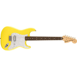 Fender Limited Edition Tom Delonge Stratocaster Electric Guitar RW Graffiti Yellow - MIM 0148020363