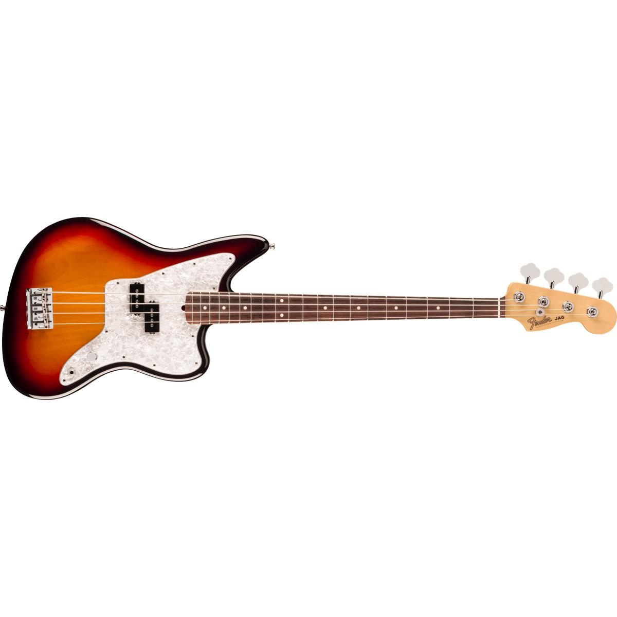 Fender Mark Hoppus Jaguar Bass Guitar RW 3-Color Sunburst - MIM 0149310300