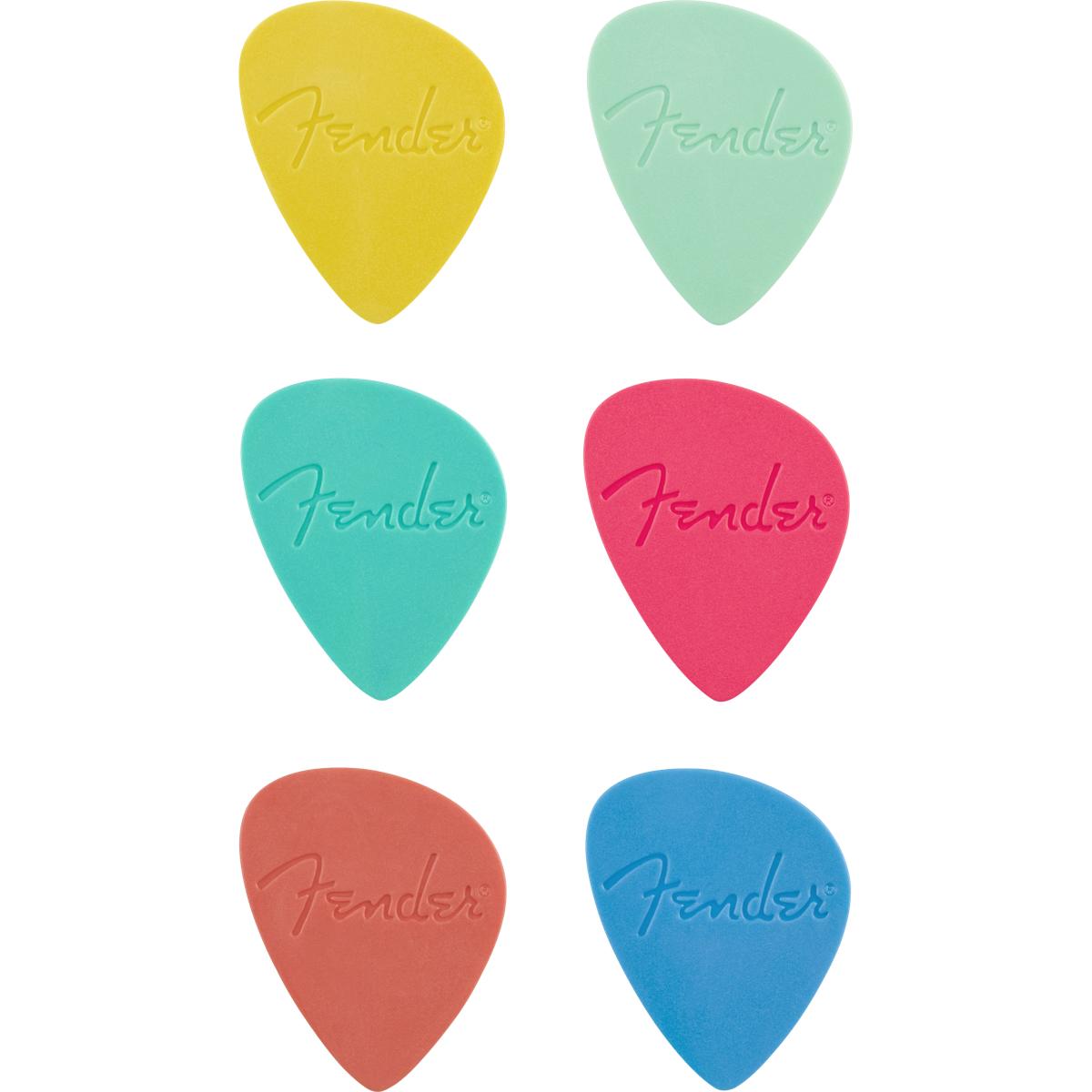 Fender Offset Picks, Multi-color (6) - 1989999104