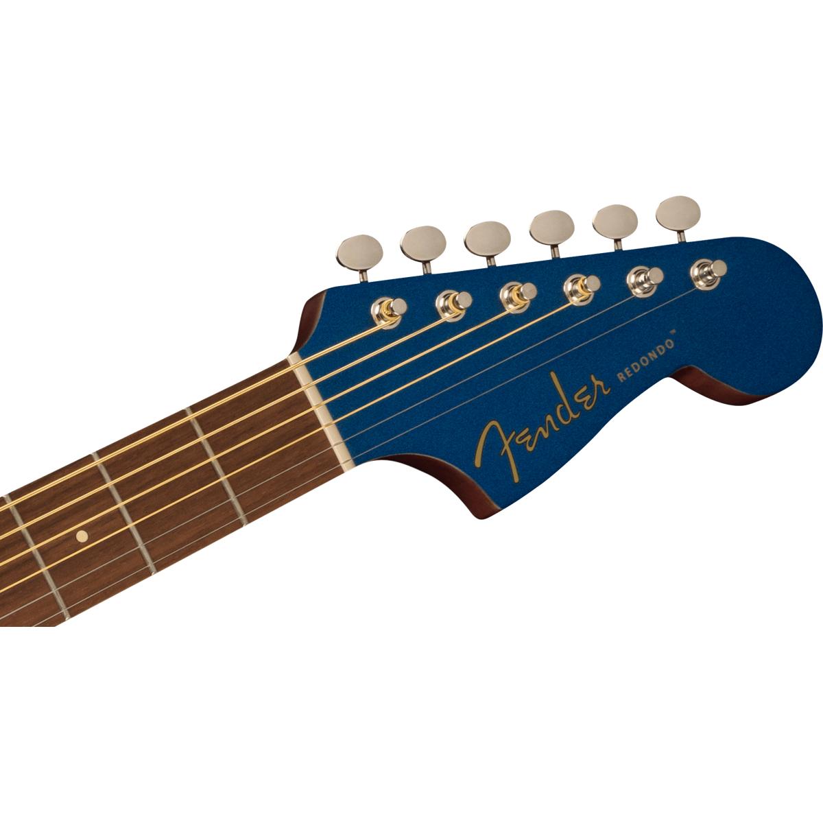 Fender Redondo Player Acoustic Guitar Lake Placid Blue w/ Tortoiseshell Pickguard - 0970713502