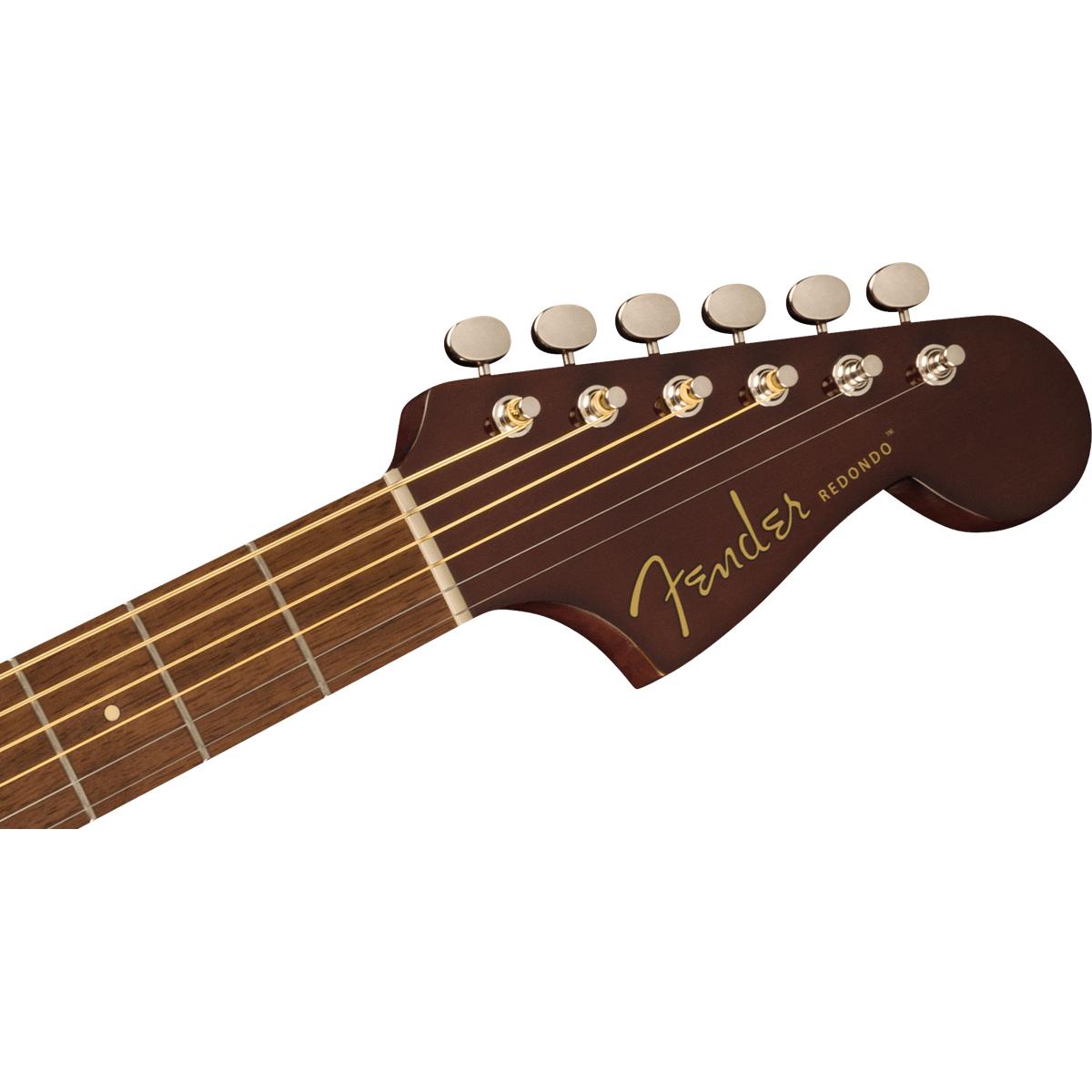 Fender Redondo Player Acoustic Guitar Natural w/ Gold Pickguard - 0970713521