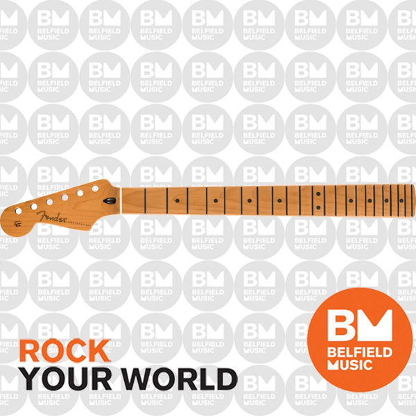 Fender Satin Roasted Maple Stratocaster Left-Handed Neck 22 Jumbo Fret ...