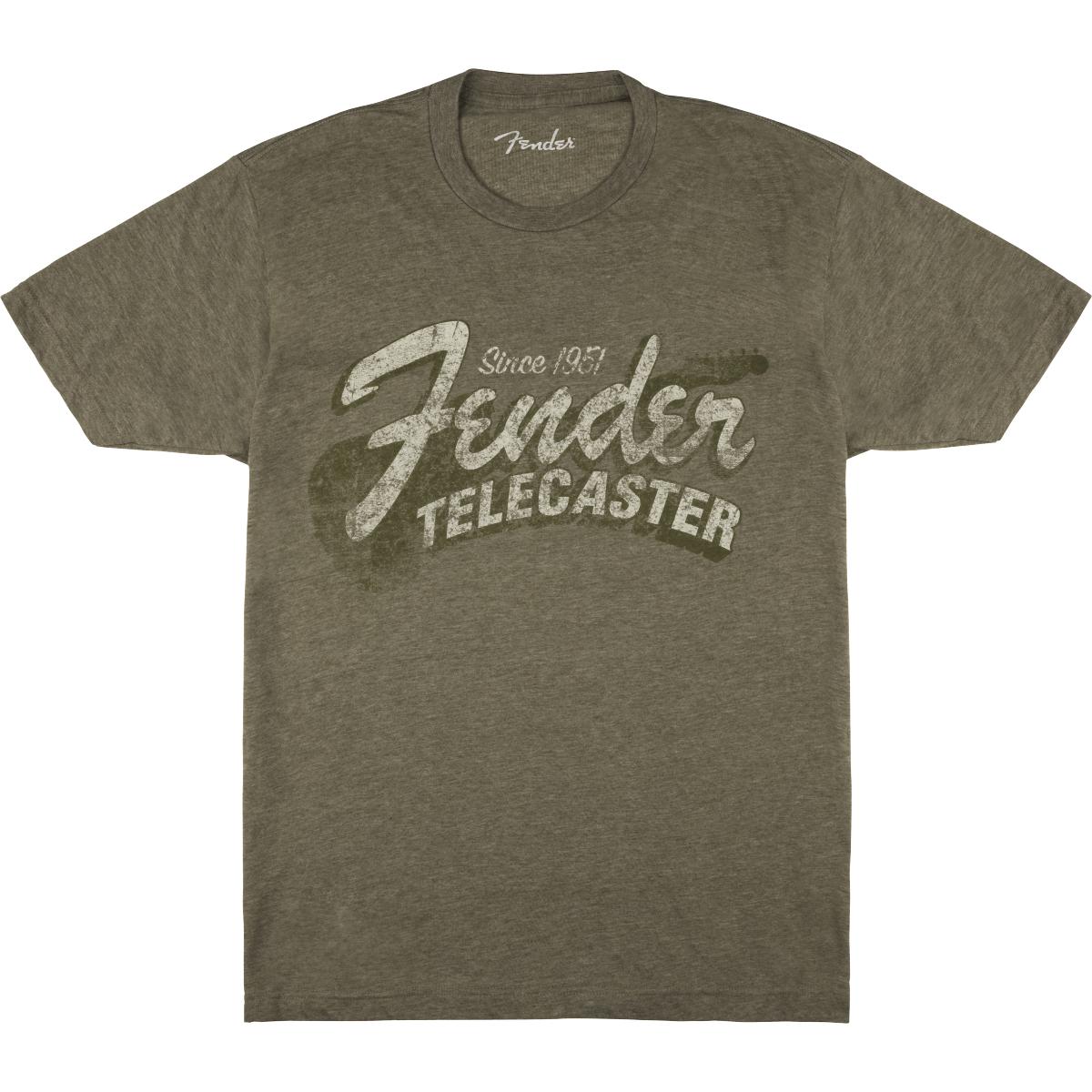 Fender Since 1951 Telecaster T-Shirt Military Heather Green M - 9101291497