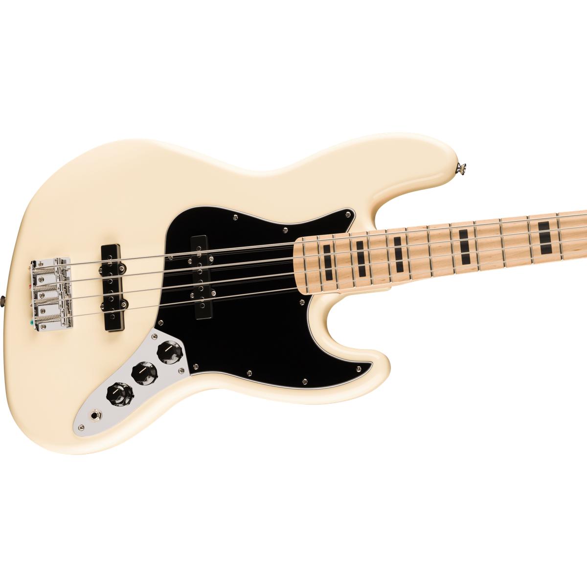 Fender Squier Affinity Active Jazz Bass Guitar Olympic White - 0378703505