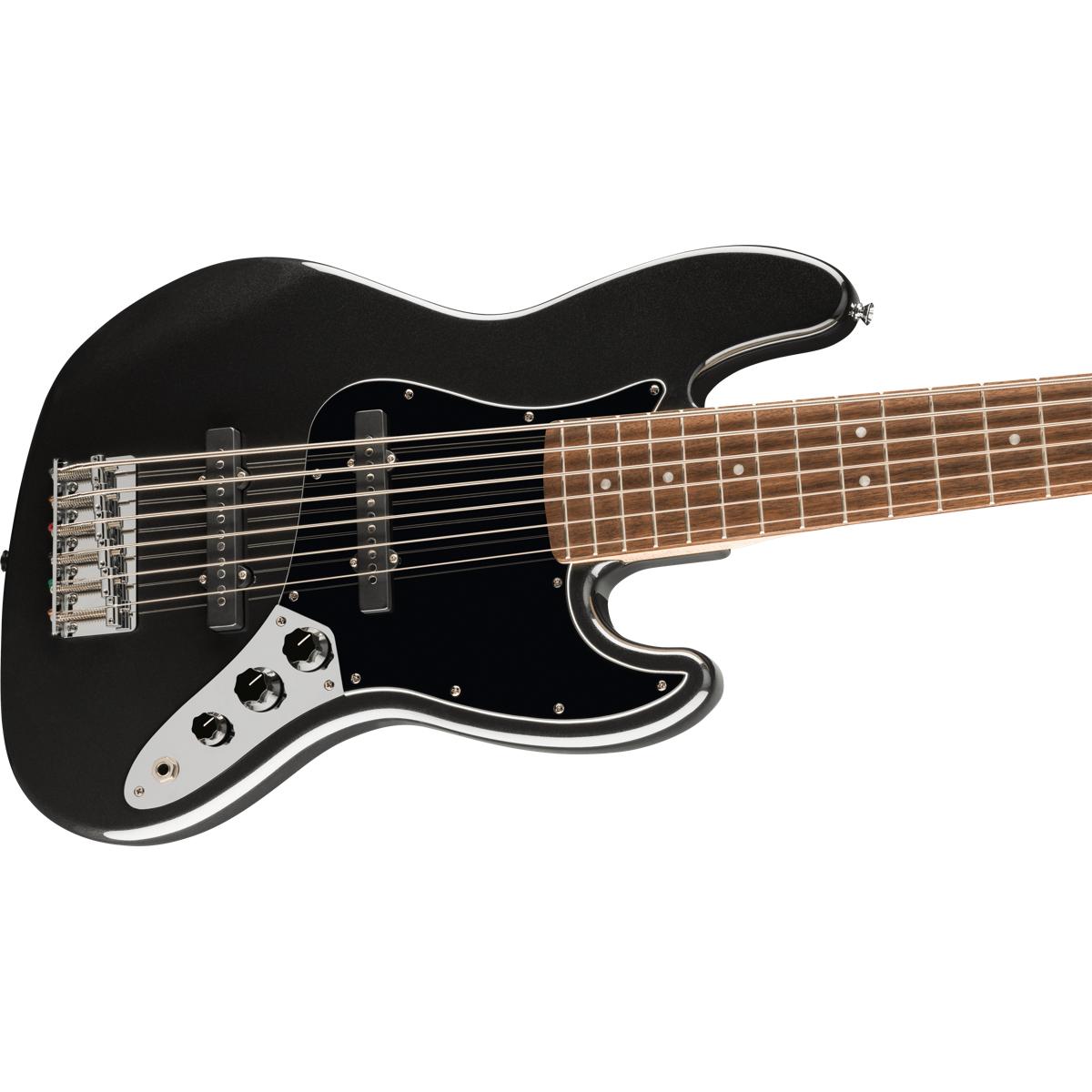 Fender Squier Affinity Jazz Bass VI Guitar 6-String Black Metallic - 0378671565