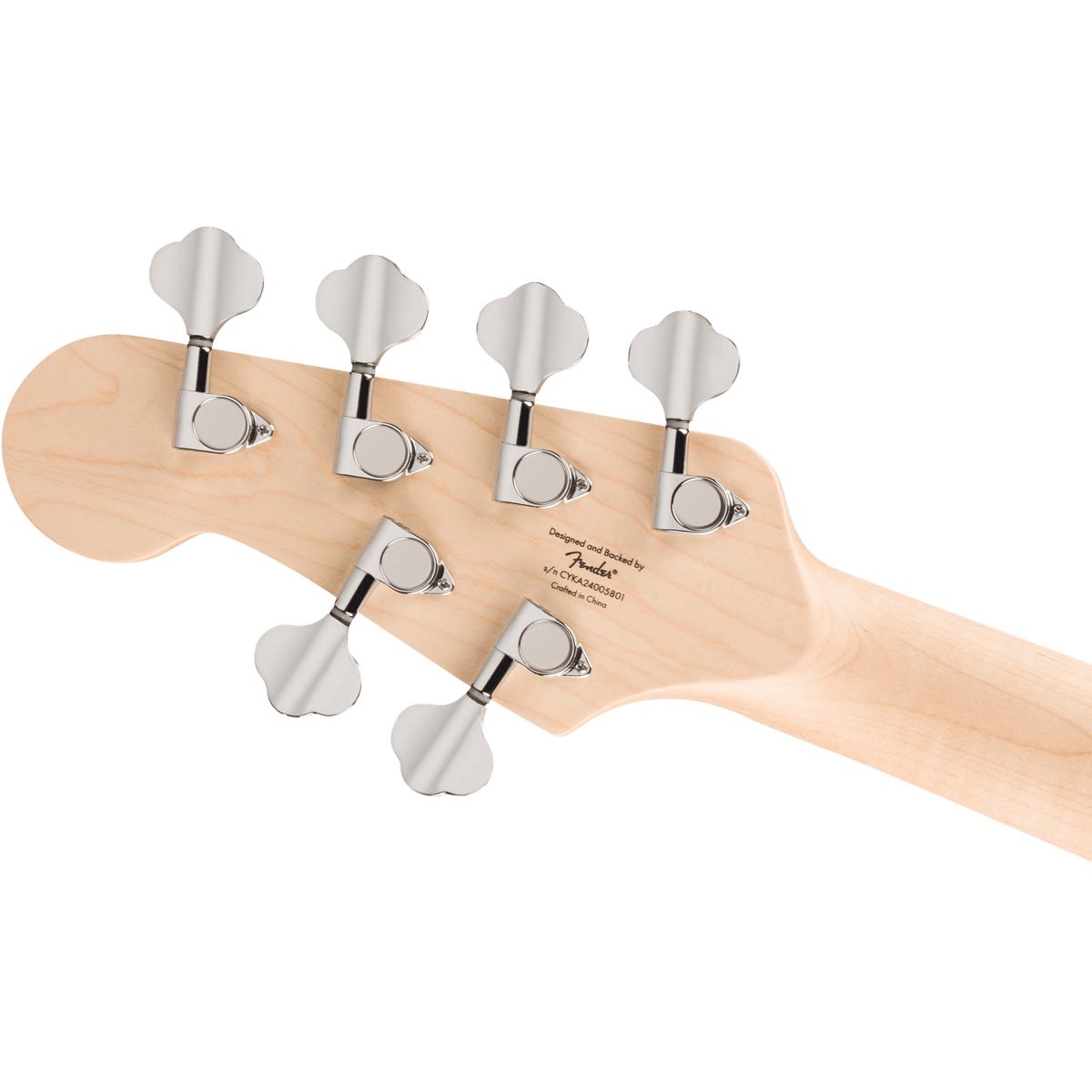 Fender Squier Affinity Jazz Bass VI Guitar 6-String Black Metallic - 0378671565