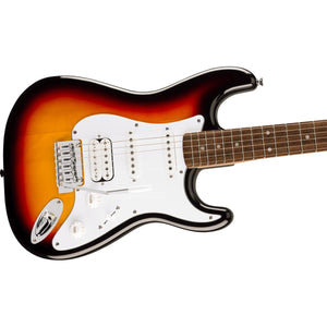 Fender Squier Affinity Stratocaster Junior HSS Electric Guitar 3-Color Sunburst - 0378180500