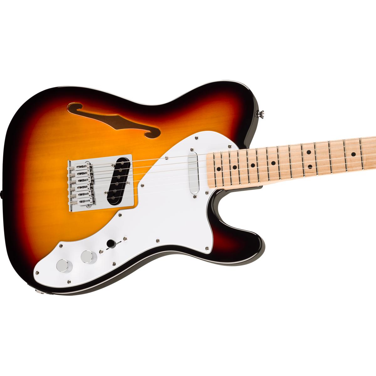 Fender Squier Affinity Telecaster Thinline Maple Fingerboard 3-Color Sunburst - 0378272500
