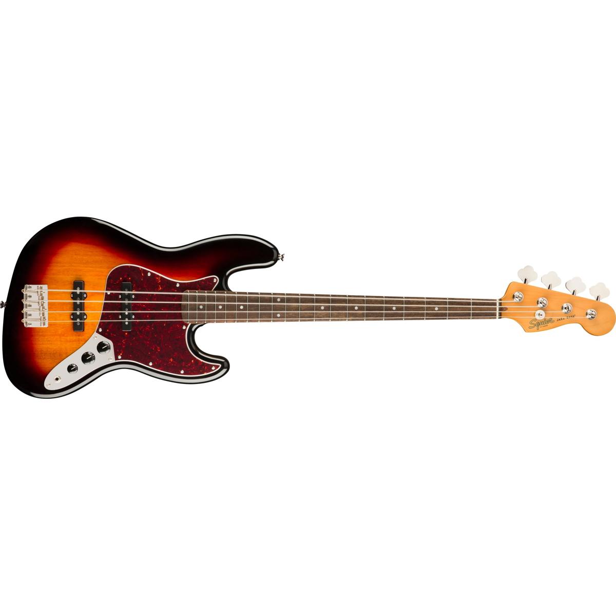 Fender Squier Classic Vibe 60s Jazz Bass Guitar 3-Color Sunburst - 0374530500