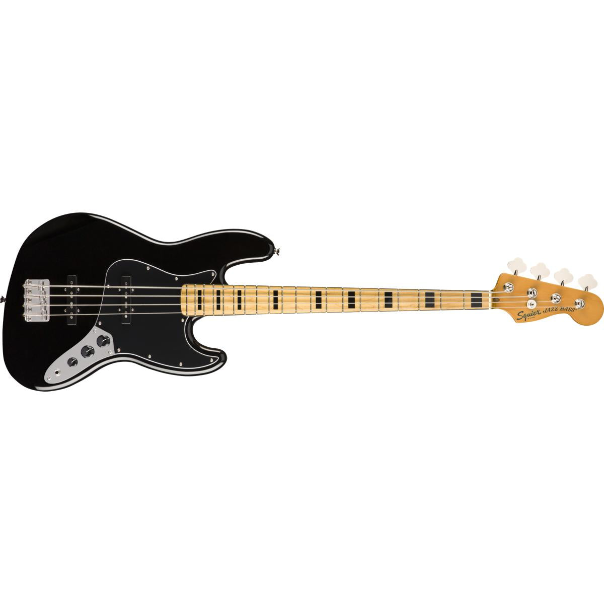 Fender Squier Classic Vibe 70s Jazz Bass Electric Guitar Black - 0374540506