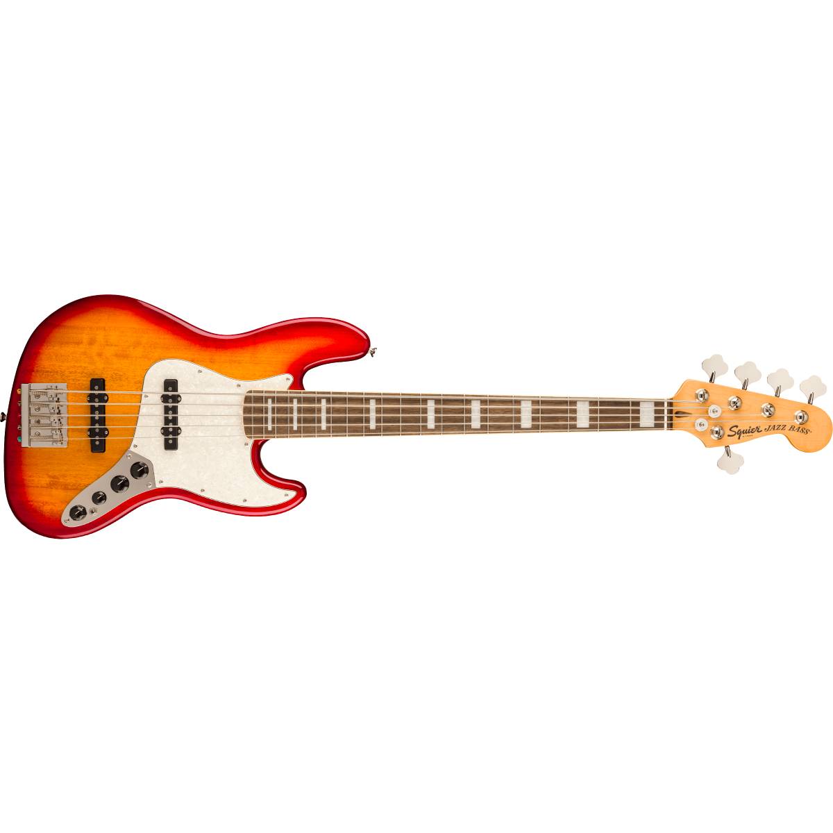 Fender Squier Classic Vibe Active 70s Jazz Bass V Guitar 5-String Sienna Sunburst - 0374554547