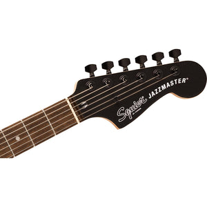 Fender Squier FSR Affinity Series Jazzmaster Electric Guitar Metallic Black w/ Black Pickguard - 0378311965
