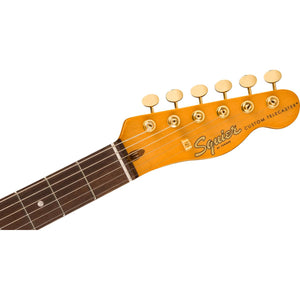 Fender Squier FSR Classic Vibe 60s Custom Telecaster Electric Guitar Oxblood w/ Tortoiseshell Pickguard - 0374046593