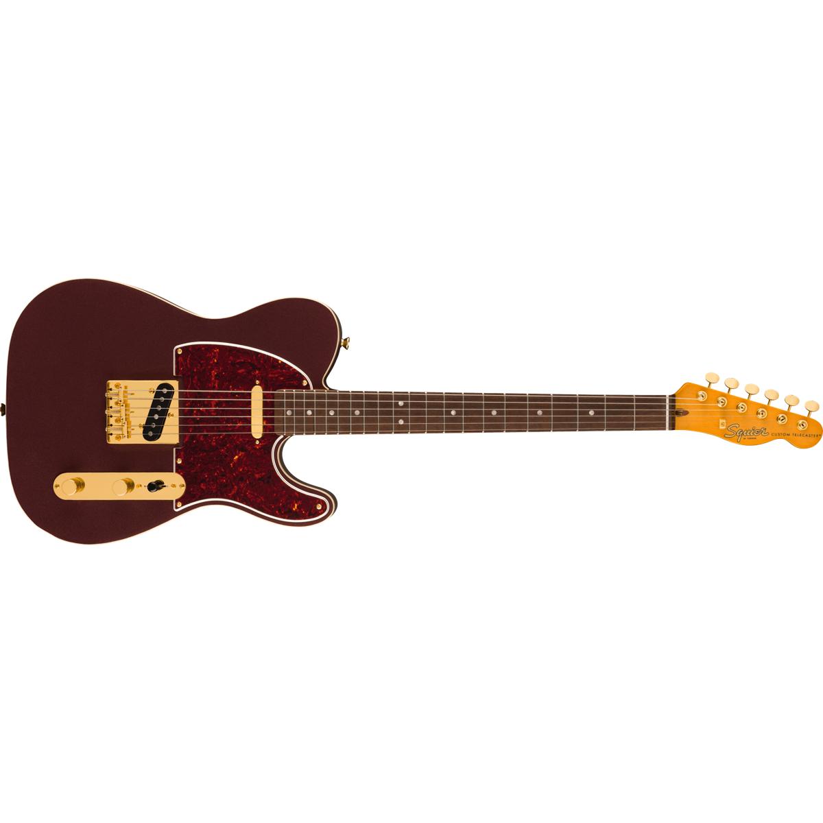 Fender Squier FSR Classic Vibe 60s Custom Telecaster Electric Guitar Oxblood w/ Tortoiseshell Pickguard - 0374046593