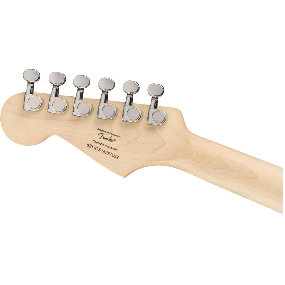 Fender Squier FSR Mini Stratocaster Electric Guitar Competition Orange w/ White Pickguard - 0370121596