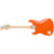 Fender Squier FSR Mini Stratocaster Electric Guitar Competition Orange w/ White Pickguard - 0370121596