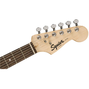 Fender Squier FSR Mini Stratocaster Electric Guitar Surf Green w/ White Pickguard - 0370121557