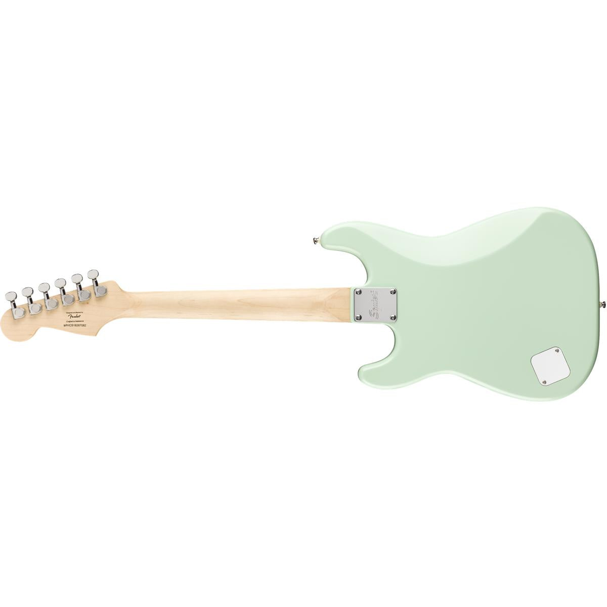 Fender Squier FSR Mini Stratocaster Electric Guitar Surf Green w/ White Pickguard - 0370121557