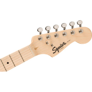 Fender Squier FSR Mini Stratocaster Electric Guitar Tahitian Coral w/ White Pickguard - 0370122511