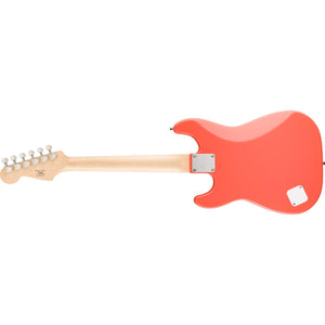 Fender Squier FSR Mini Stratocaster Electric Guitar Tahitian Coral w/ White Pickguard - 0370122511