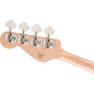 Fender Squier FSR Paranormal Rascal Bass HH Guitar Candy Apple Red w/ Parchment Pickguard - 0377108509