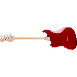 Fender Squier FSR Paranormal Rascal Bass HH Guitar Candy Apple Red w/ Parchment Pickguard - 0377108509