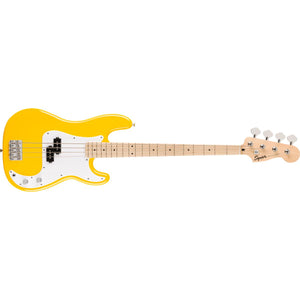 Fender Squier FSR Squier Sonic Precision Bass Guitar Graffiti Yellow w/ White Pickguard - 0373902574