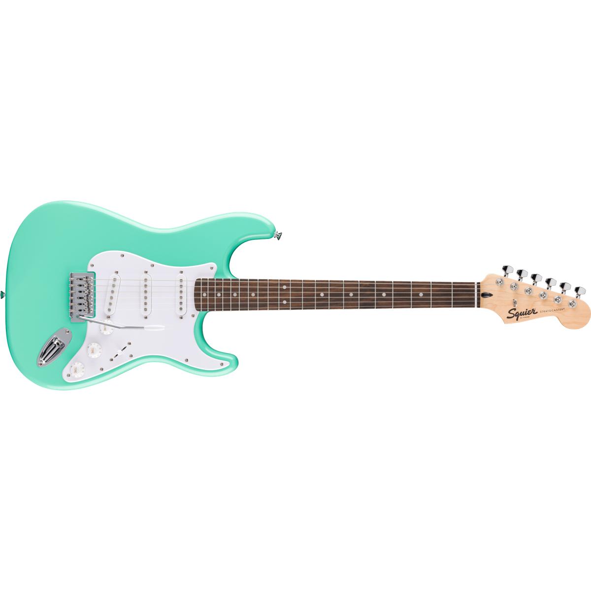 Fender Squier FSR Squier Sonic Stratocaster Electric Guitar Sea Foam Green w/ White Pickguard - 0373150549