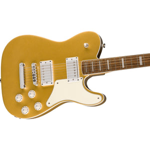 Fender Squier Limited Edition Paranormal Troublemaker Telecaster Deluxe Electric Guitar Aztec Gold - 0377025578