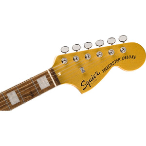 Fender Squier Limited Edition Paranormal Troublemaker Telecaster Deluxe Electric Guitar Aztec Gold - 0377025578