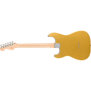 Fender Squier Paranormal Custom Nashville Stratocaster Electric Guitar Aztec Gold w/ Parchment Pickguard - 0377040578