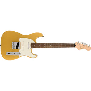 Fender Squier Paranormal Custom Nashville Stratocaster Electric Guitar Aztec Gold w/ Parchment Pickguard - 0377040578