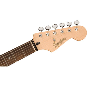 Fender Squier Paranormal Custom Nashville Stratocaster Electric Guitar Aztec Gold w/ Parchment Pickguard - 0377040578