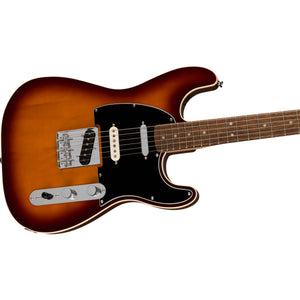 Fender Squier Paranormal Custom Nashville Stratocaster Electric Guitar Chocolate 2-Color Sunburst w/ Black Pickguard - 0377042516