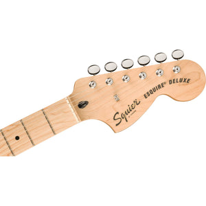 Fender Squier Paranormal Esquire Deluxe Electric Guitar Mocha w/ Black Pickguard - 0377045529