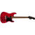 Fender Squier Paranormal Strat-O-Sonic Electric Guitar Crimson Red Transparent w/ Black Pickguard - 0377035538