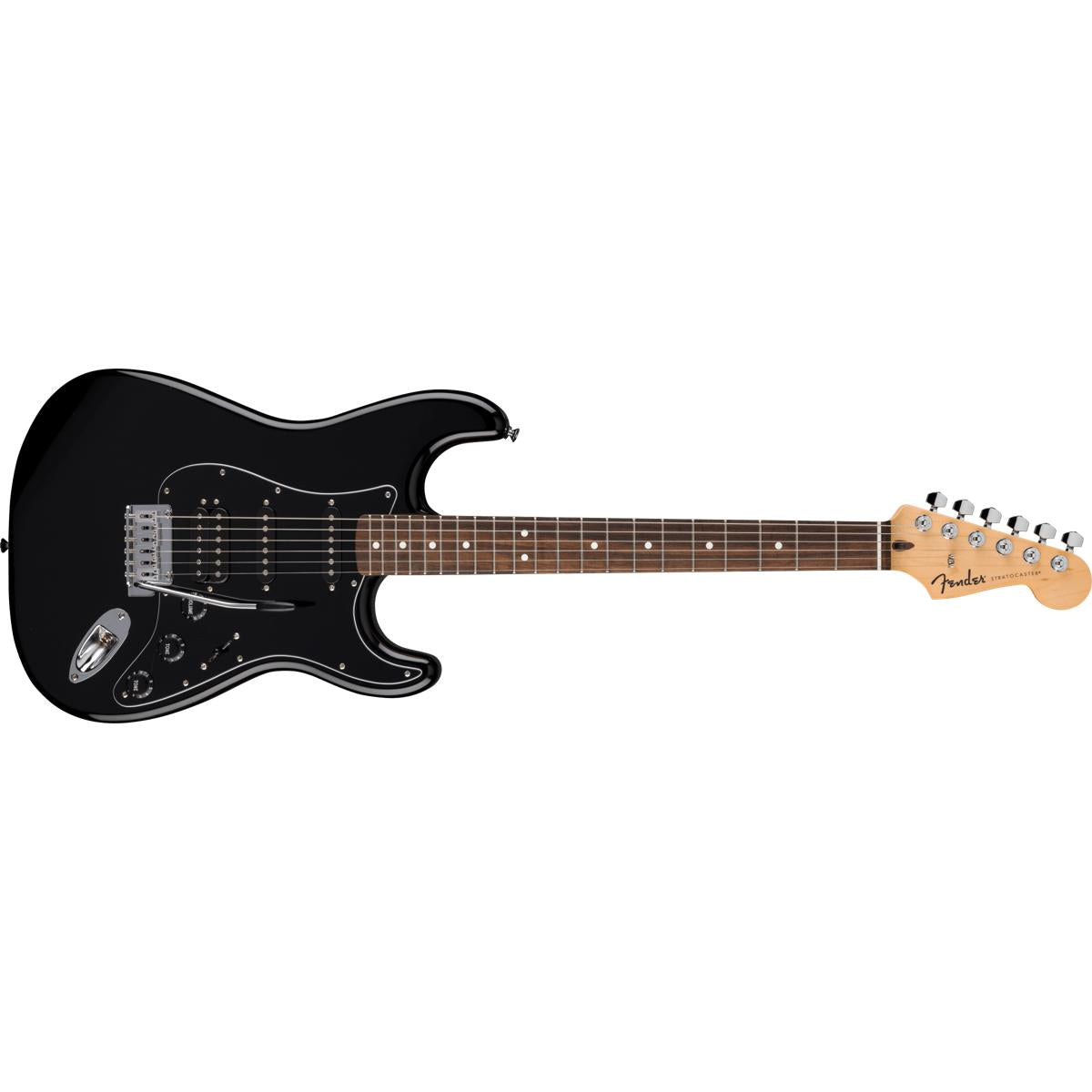 Fender Standard Stratocaster HSS Electric Guitar Black