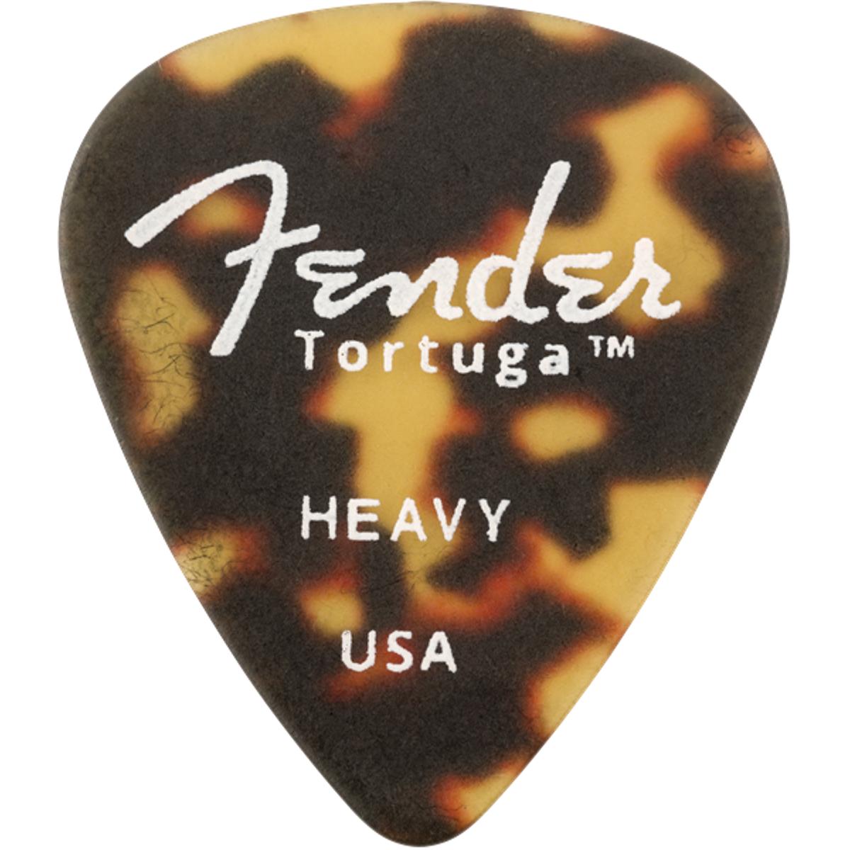 Fender Tortuga 351 Shape Guitar Picks Heavy 6-Pack - 0980351525