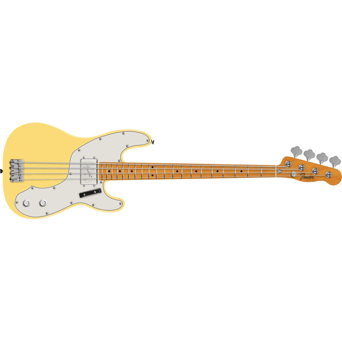 Fender Vintera II 70s Telecaster Bass Guitar MN Vintage White - MIM 0149252341