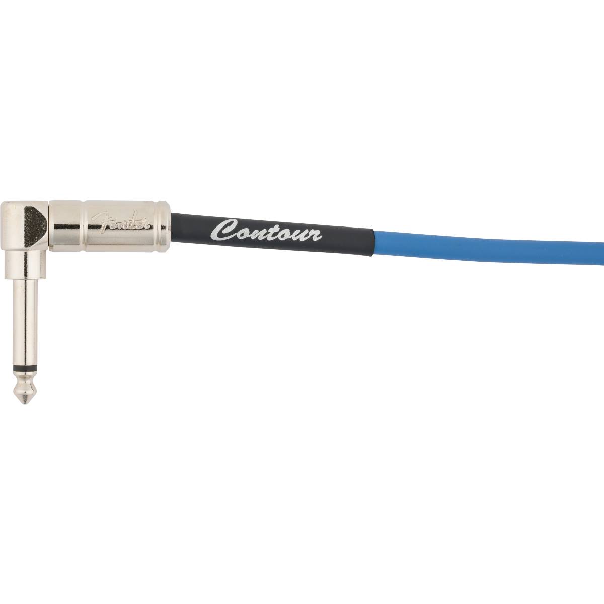 Fender Contour Series Instrument Cable 9m (30ft) Coiled Guitar Lead Lake Placid Blue - 0990573002