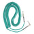 Fender Contour Series Instrument Cable 9m (30ft) Coiled Guitar Lead Sherwood Green - 0990573046