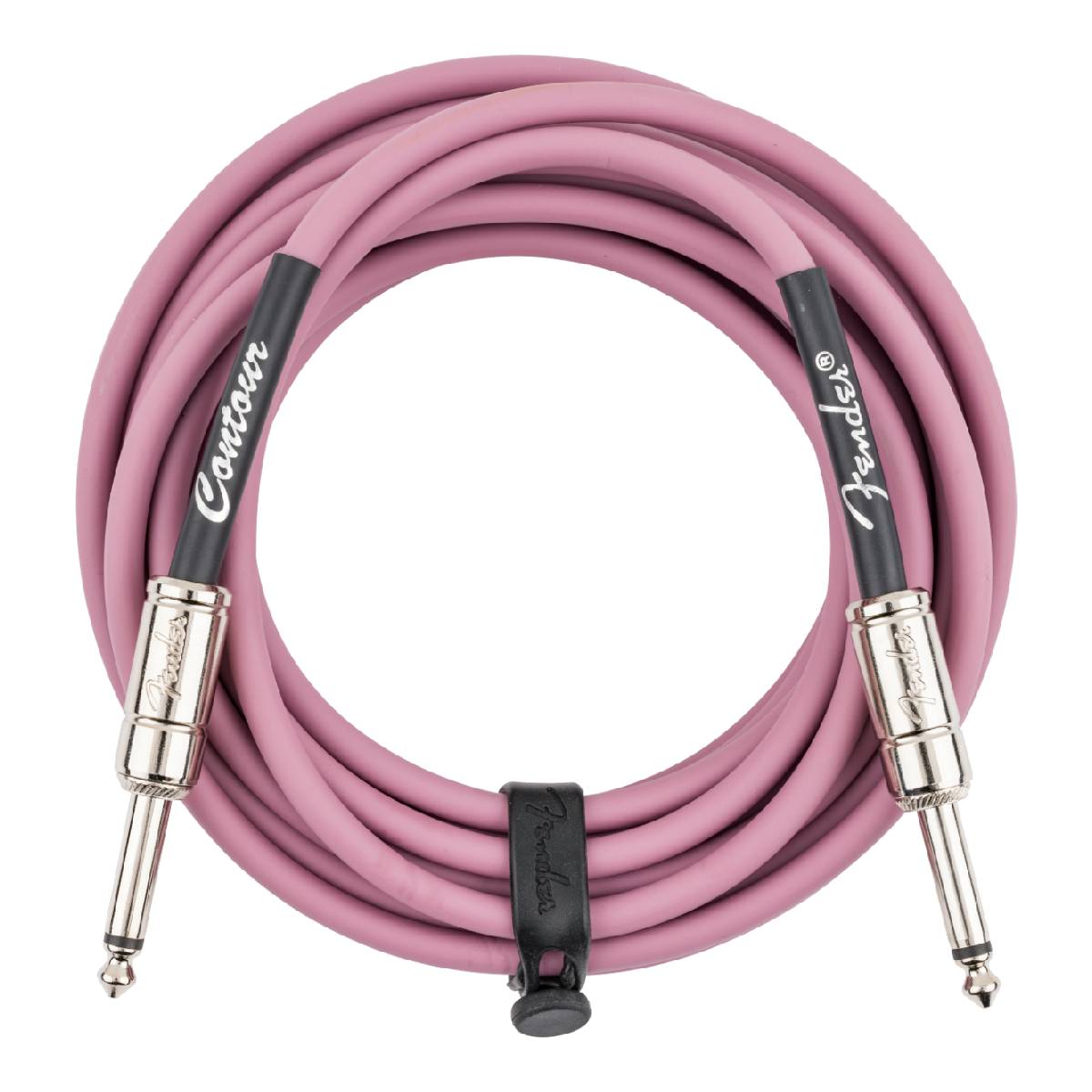Fender Contour Series Instrument Cable 4.5m (15ft) Guitar Lead Burgundy Mist - 0990571066